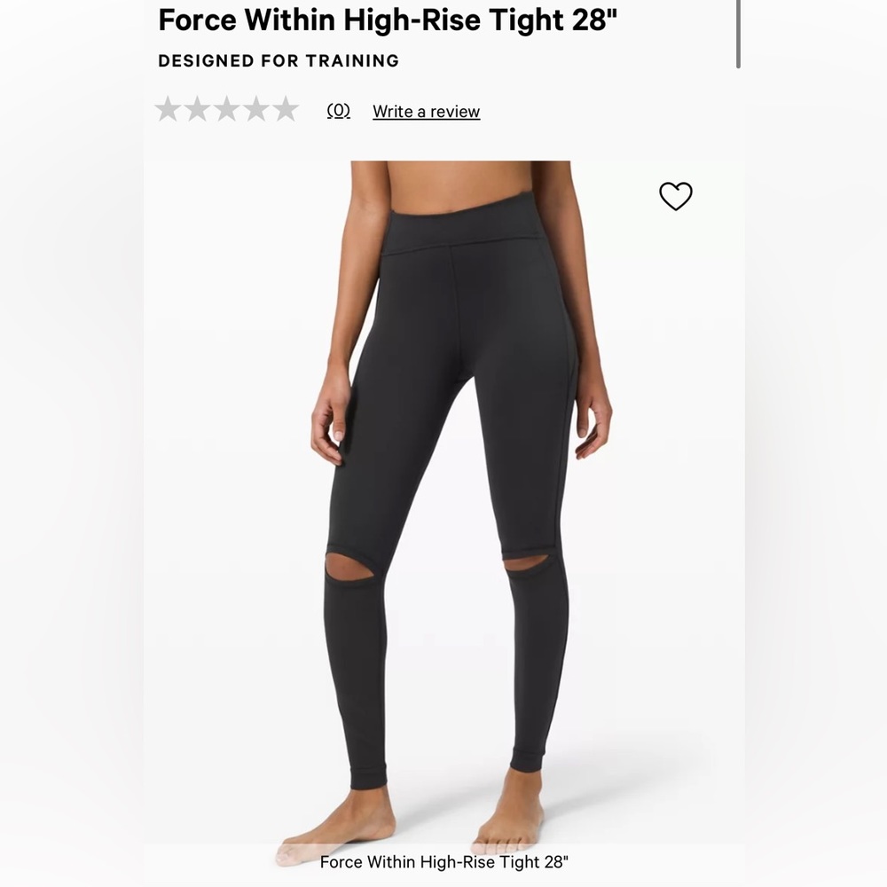 Lululemon Force Within HR Tight 28”